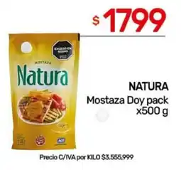 Nini Mayorista Natura mostaza oferta