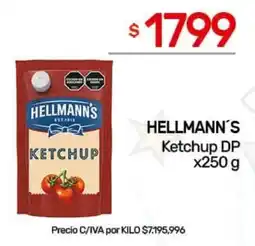 Nini Mayorista Hellmann's ketchup oferta
