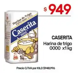 Nini Mayorista Caserita harina de trigo 0000 oferta