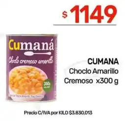 Nini Mayorista Cumaná choclo amarillo cremoso oferta