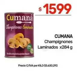 Nini Mayorista Cumaná champiñones laminados oferta