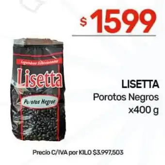 Nini Mayorista Lisetta porotos negros oferta
