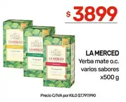 Nini Mayorista La merced yerba mate o.c. varios sabores oferta