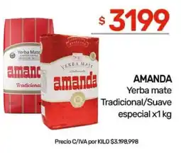 Nini Mayorista amanda yerba mate tradicional/suave oferta
