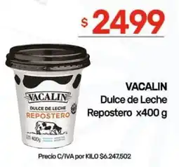Nini Mayorista Vacalin dulce de leche repostero oferta