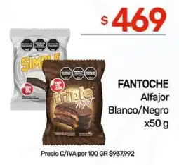 Nini Mayorista Fantoche alfajor blanco/negro oferta