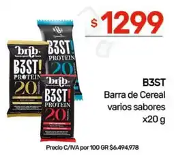 Nini Mayorista B3ST! Barra de Cereal varios sabores oferta