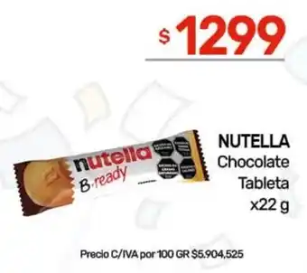 Nini Mayorista Nutella chocolate tableta oferta