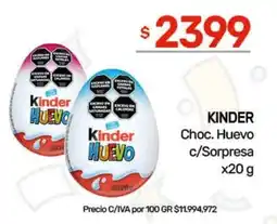Nini Mayorista Kinder Choc. Huevo oferta