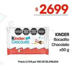 Nini Mayorista Kinder bocadito chocolate oferta