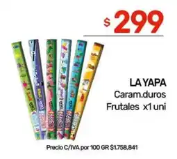 Nini Mayorista La yapa caram.duros frutales oferta
