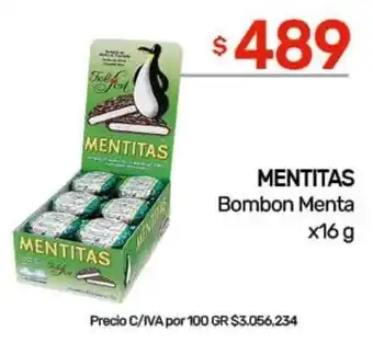 Nini Mayorista Mentitas bombon menta oferta