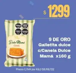 Nini Mayorista Dulce Mamá Galletita dulce c/Canela oferta
