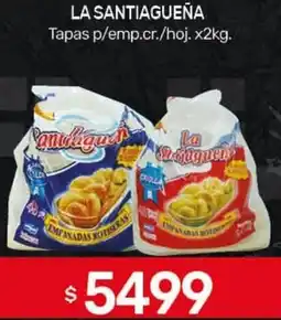 Nini Mayorista La santiagueña tapas oferta
