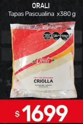 Nini Mayorista Orali tapas pascualina oferta
