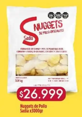 Nini Mayorista Sadia nuggets de pollo crocantes oferta