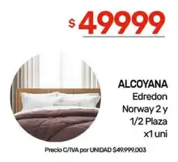 Nini Mayorista Alcoyana edredon norway 2 y 1/2 plaza oferta