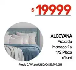 Nini Mayorista Alcoyana frazada monaco 1y 1/2 plaza oferta