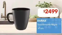 Nini Mayorista Durax taza armonía negra oferta