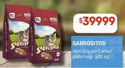 Nini Mayorista Sabrositos alimento para gato carne/pollo/veg oferta