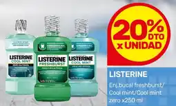 Nini Mayorista Listerine enj.bucal freshburst/ cool mint/cool mint zero oferta
