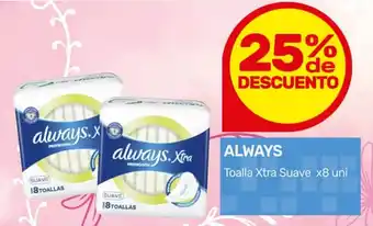 Nini Mayorista Always toalla xtra suave oferta