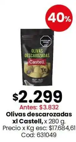 Coto Castell olivas descarozadas oferta