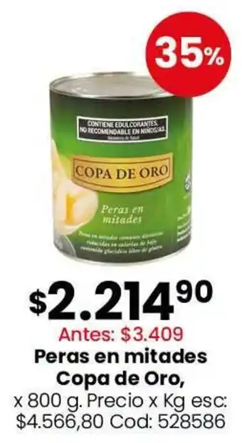 Coto Copa de oro peras en mitades oferta