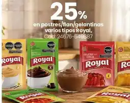 Coto Royal postres/flan/gelantinas varios tipos oferta