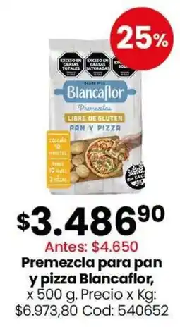 Coto Blancaflor premezcla para pan y pizza oferta