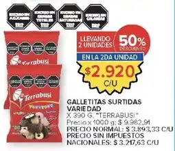 Carrefour Market Terrabusi galletitas surtidas variedad oferta