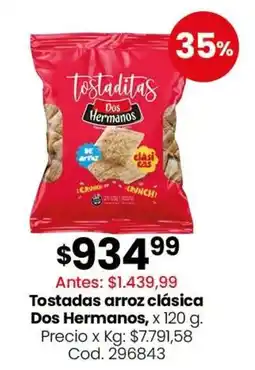 Coto Dos Hermanos tostadas arroz clásica oferta