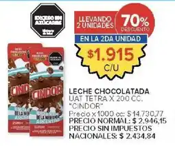 Carrefour Market Cindor leche chocolatada oferta