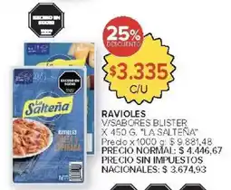 Carrefour Market La salteña ravioles oferta