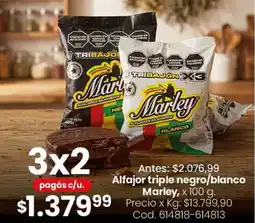 Coto Marley alfajores bajoneros oferta