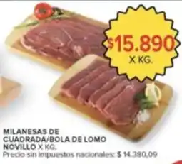 Carrefour Market Milanesas de cuadrada/bola de lomo novillo oferta