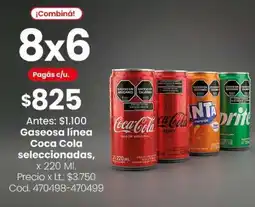 Coto Coca cola gaseosa línea seleccionadas oferta