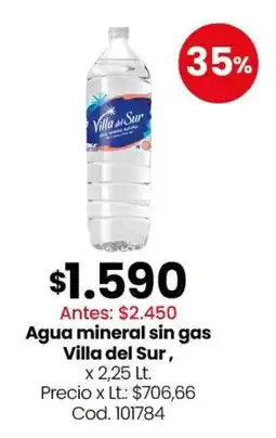 Coto Villa del Sur agua mineral sin gas oferta