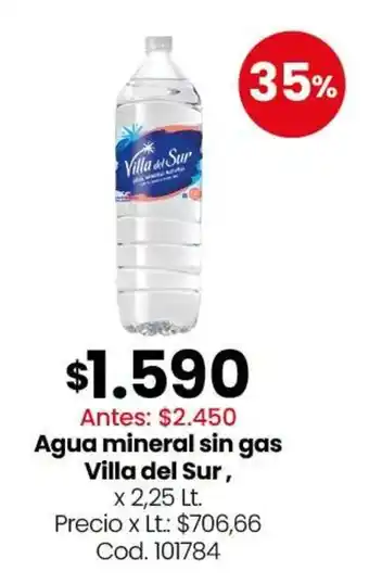 Coto Villa del Sur agua mineral sin gas oferta
