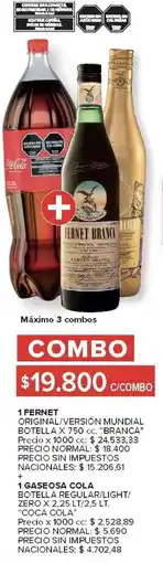 Carrefour Market Fernet branca combo oferta