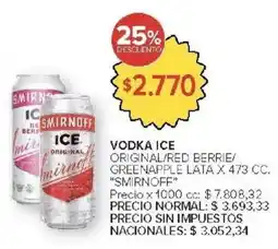 Carrefour Market Smirnoff vodka ice oferta