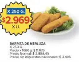 Carrefour Market Barrita de merluza oferta