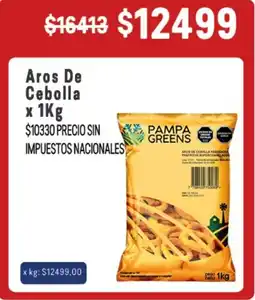 Makro Pampa Greens aros de cebolla oferta