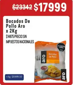 Makro Aro bocados de pollo oferta