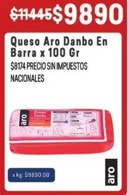Makro Aro queso danbo en barra oferta