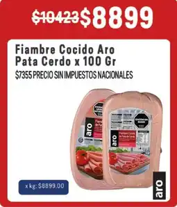 Makro Aro fiambre cocido pata cerdo oferta