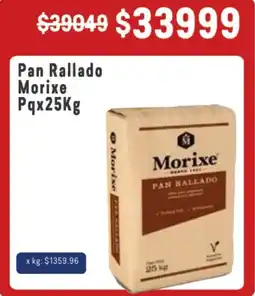 Makro Morixe pan rallado oferta