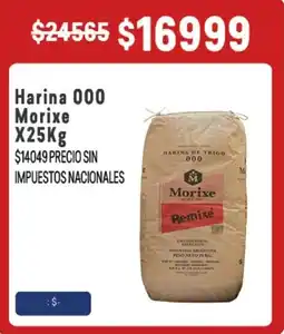 Makro Morixe harina 000 oferta