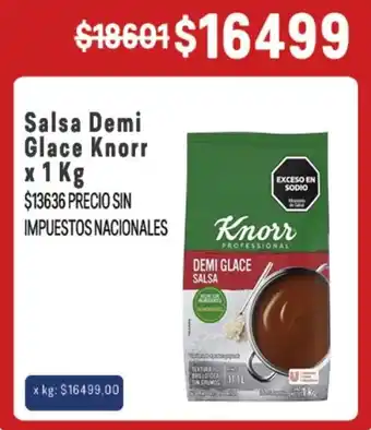Knorr salsa demi glace