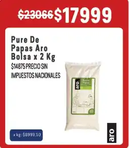 Makro Aro pure de papas oferta